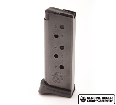 CHARGEUR LCP 6CPS CAL 380/9CRT AVEC EXTENSION Ruger