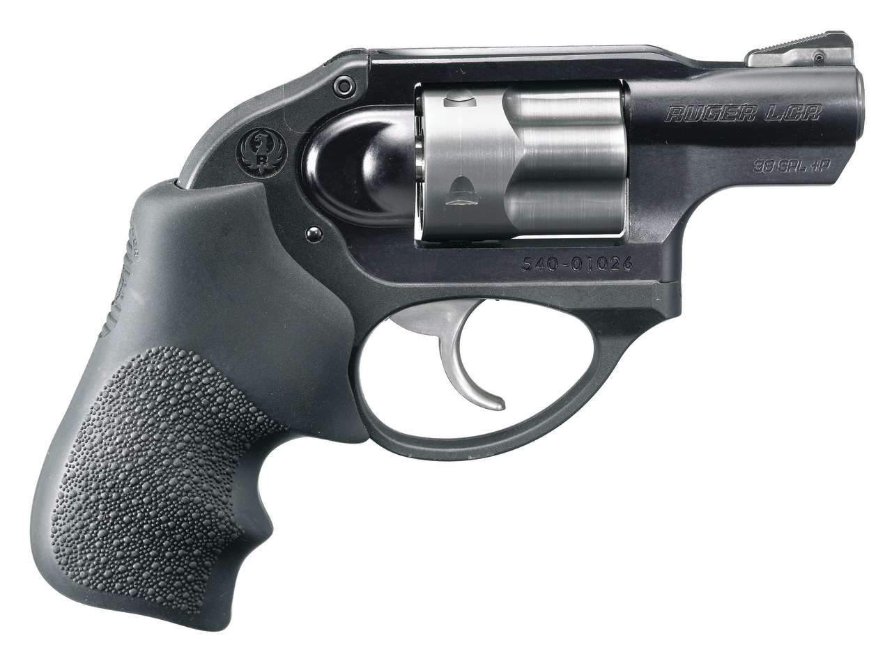 REV RUGER LCR 38SPECIAL+P 5COUPS CANON  48MM POIGNEE HOGUE