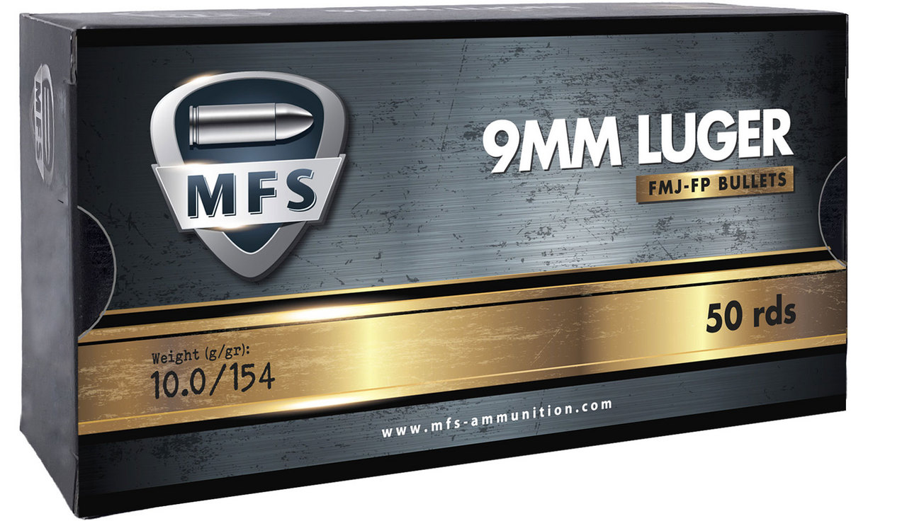 CART MFS 9MM LUGER 10.0G 154GR FMJ FP SUBSONIC BTE 50