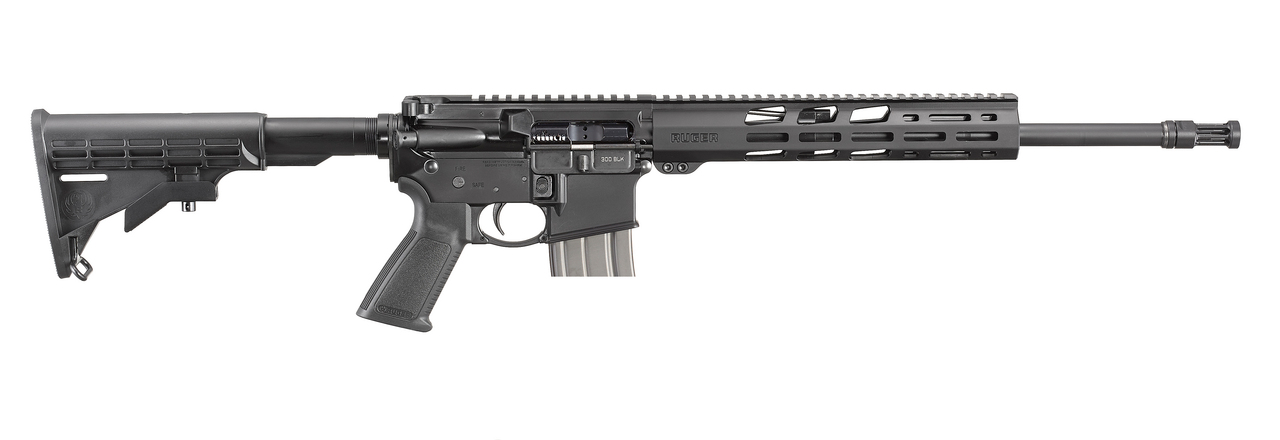CARA RUGER AR-556 300BLK CANON 16.10" 40,9CM CHARGEUR 10 COUPS AVEC GARDE MAIN Ruger