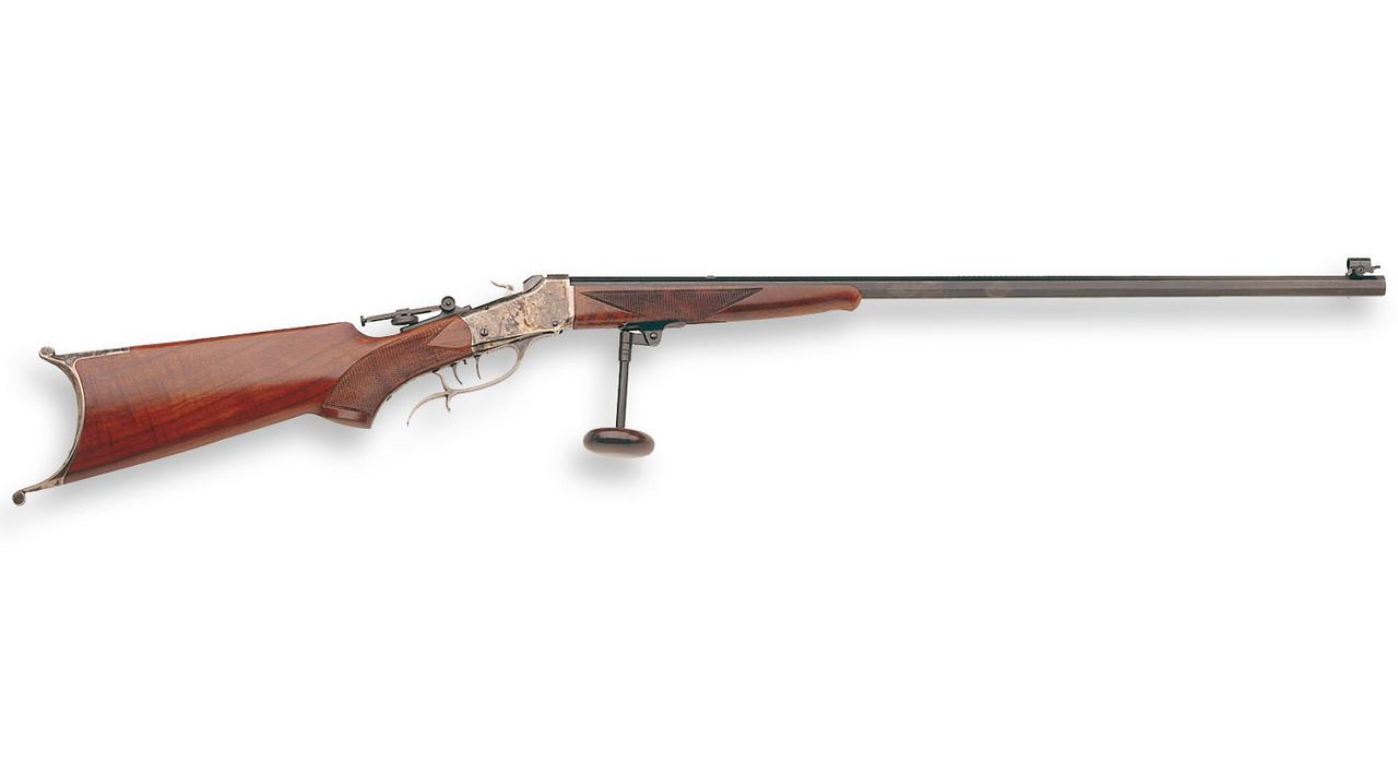 CARA UBER 1885 SINGLE SHOT LOW WALL SPECIAL SPORTING RIFLE .44/40 30" OCTO