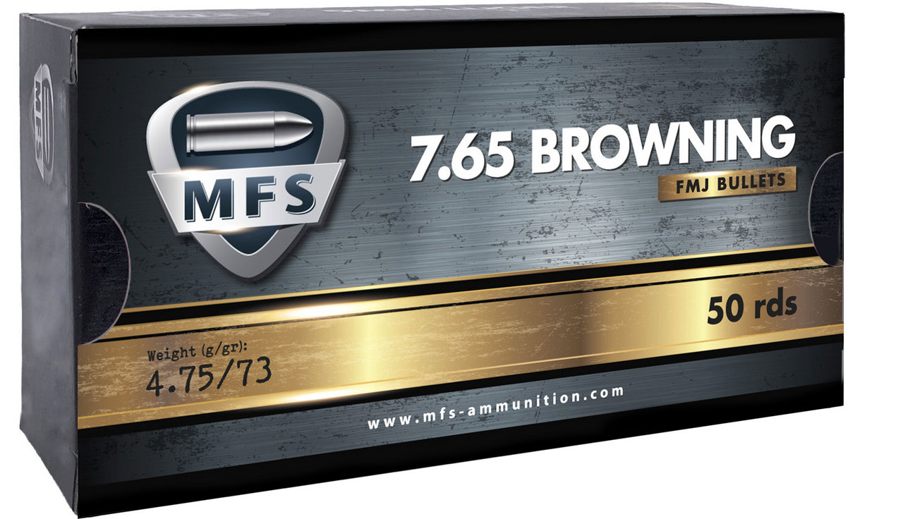 CART MFS 32ACP (7.65MM) 4.75G 73GR FMJ  BTE 50
