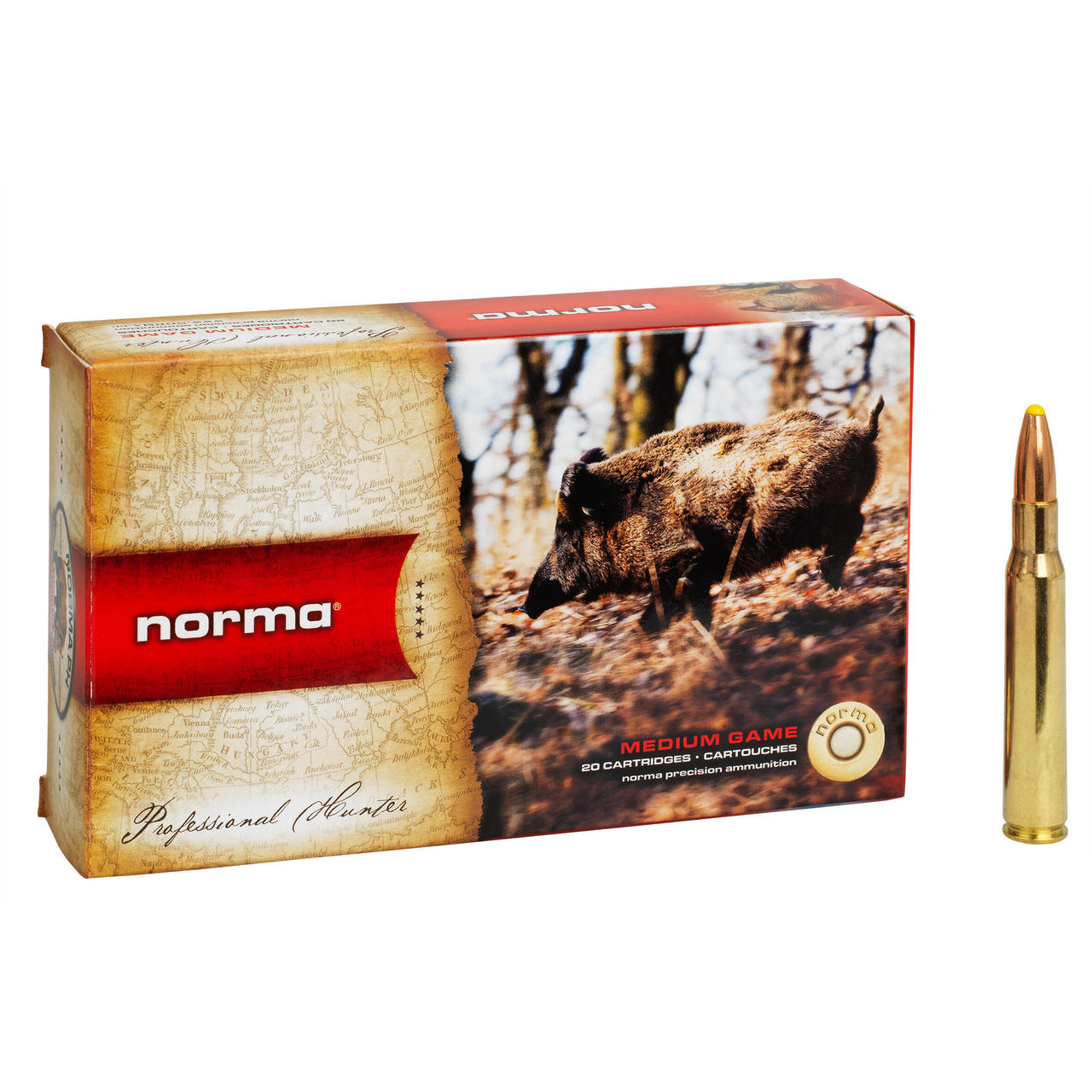 CART NORMA .300WIN MAG 180GR PPDC PLASTIC POINT BTE 20 ref 20176872