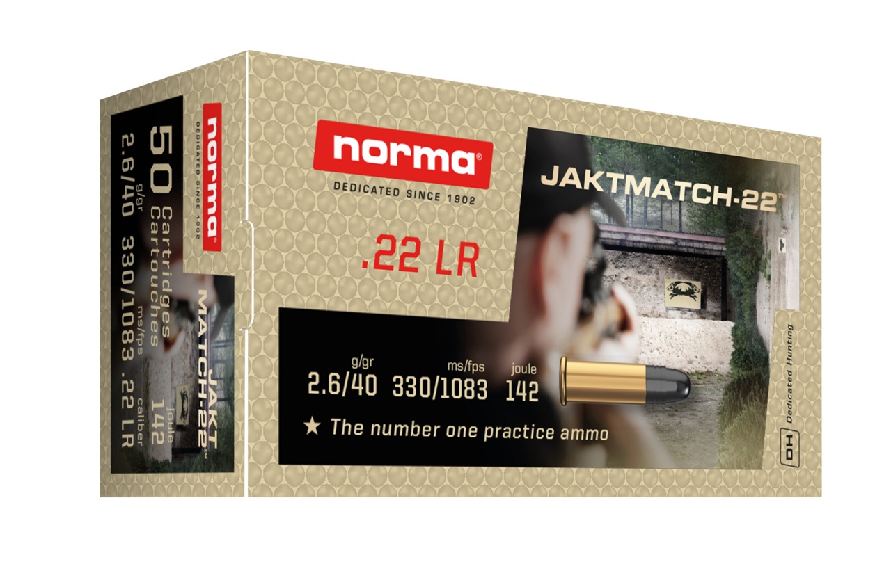 CART NORMA 22LR  2.6G/40GR  JAKTMATCH-22 LRN PLOMB BTE50 REF 2425084