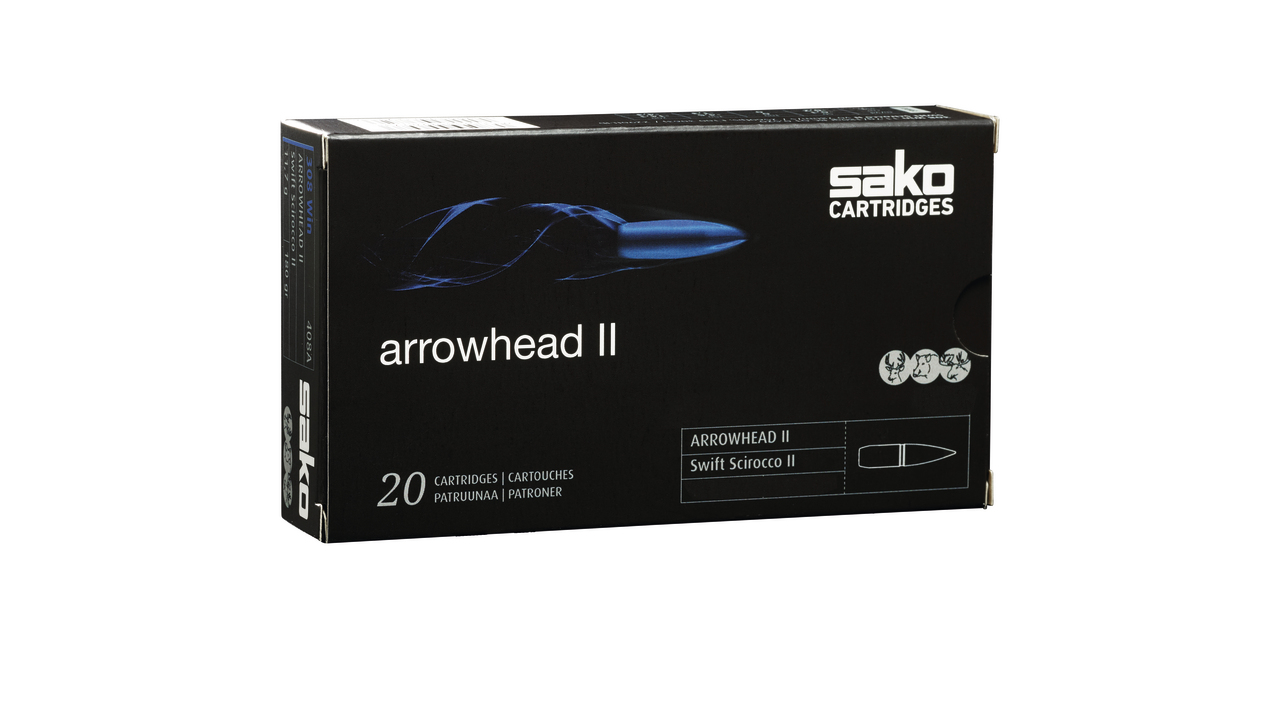 CART SAKO 7X64 ARROWHEAD II SP 9.7G 150GR 407B