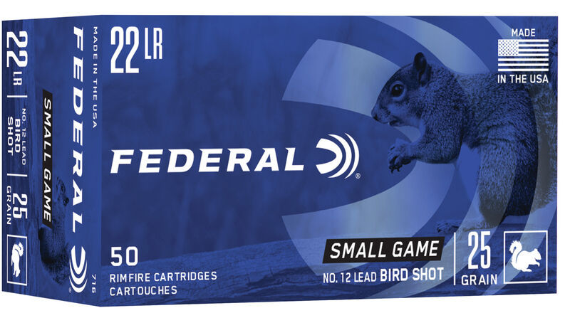 CART FEDE 22LR GRENAILLE N°12 GAME SHOK 716 Federal